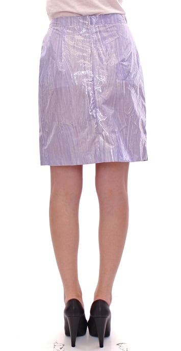 Licia Florio Plissé Wrap Mini Rok Lavendel - Image 3