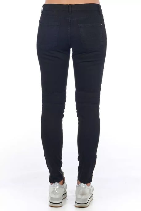 Motostyle Skinny Jeans met Gouden Ritsen - Image 4
