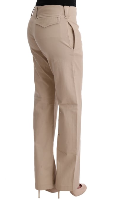 Beige Rechte Casual Broek - Image 4