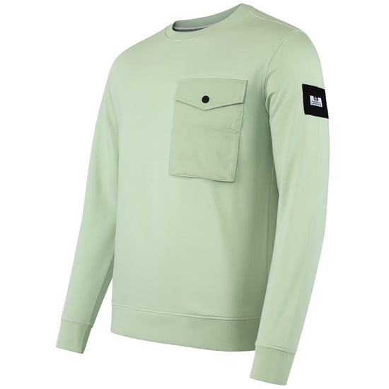 Weekend Offender Kesey Mens Mint Sweater - Image 2