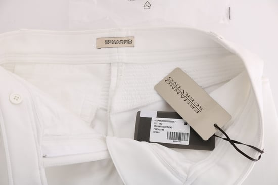 Witte Paneel Detail Broek - Image 5