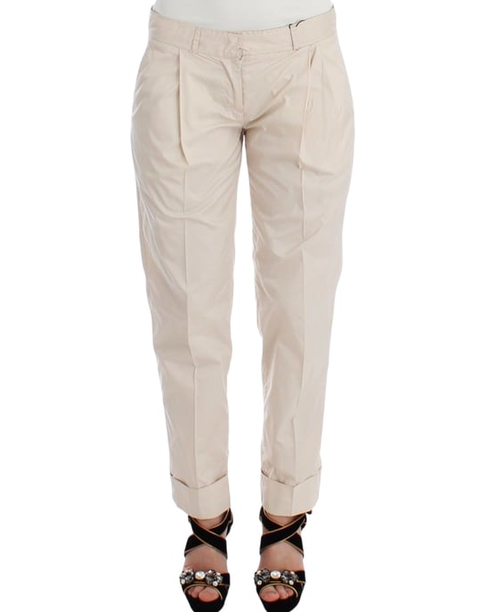 Plisségemepte Broek Beige - Image 1