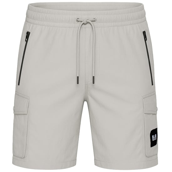 Weekend Offender Olympia Mens Silver Shorts - Image 1
