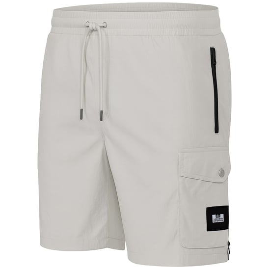 Weekend Offender Olympia Mens Silver Shorts - Image 2