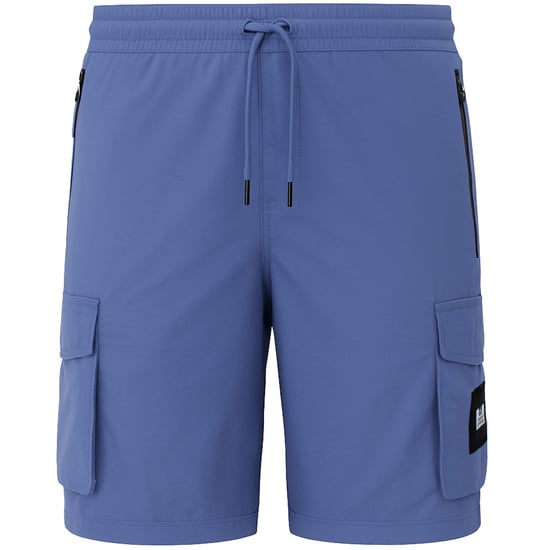 Weekend Offender Olympia Mens Blue Shorts - Image 1