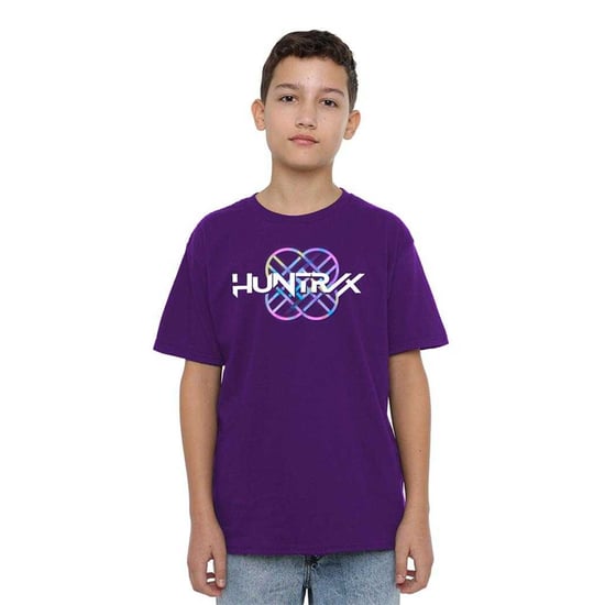 K-Pop Demon Hunters Childrens/Kids Pastel Logo T-Shirt (Purple) - Image 4