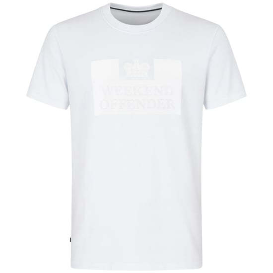 Weekend Offender McMoney Mens White T-Shirt - Image 1