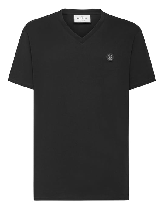 T-Shirt V-Hals Gothic Plein - Image 5
