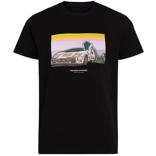 Weekend Offender Quaaludes Mens Black T-Shirt - Image 1