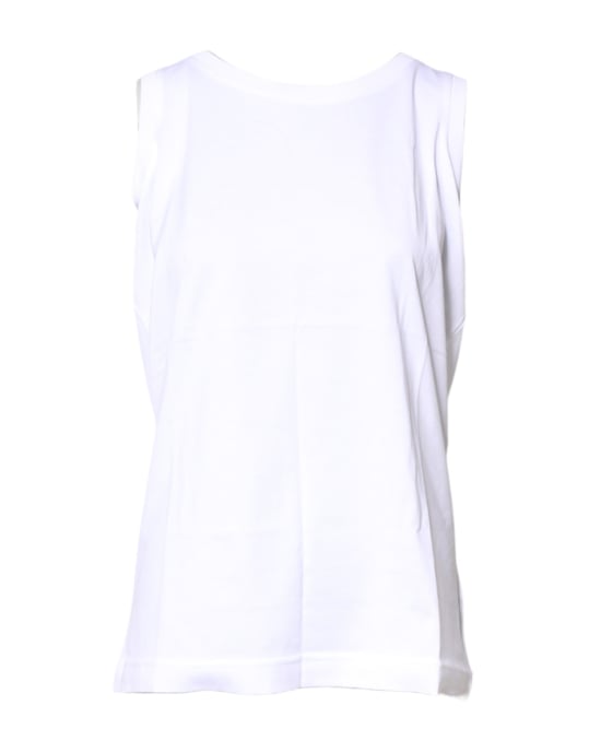 Ärmlös Bomulls T-shirt - Image 2
