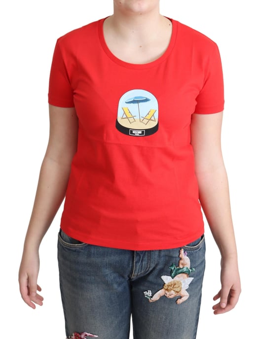 Korte Mouwen Crew Neck Graphic T-shirt - Image 1