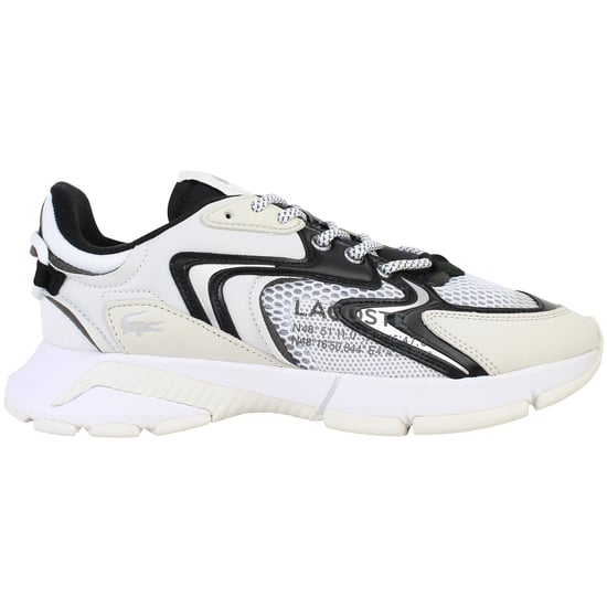 Lacoste L003 NEO 124 3 COU Mens Off White Trainers - Image 1