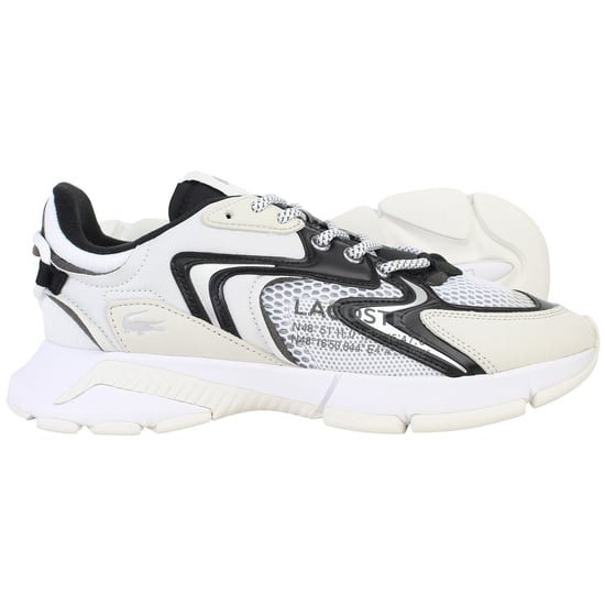 Lacoste L003 NEO 124 3 COU Mens Off White Trainers - Image 4