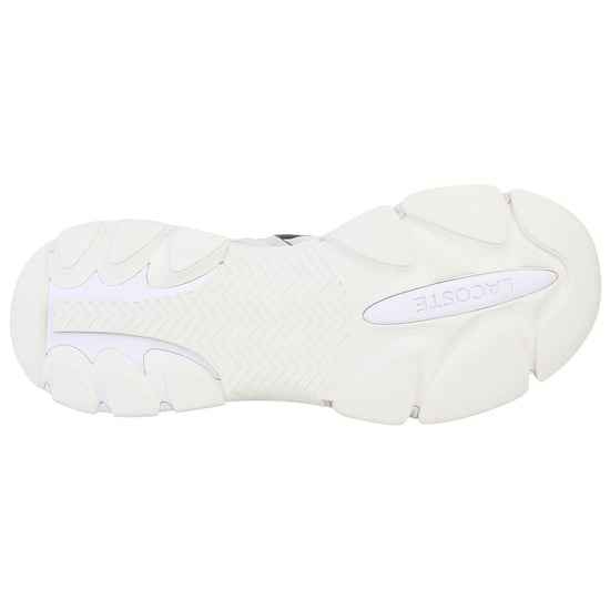 Lacoste L003 NEO 124 3 COU Mens Off White Trainers - Image 5