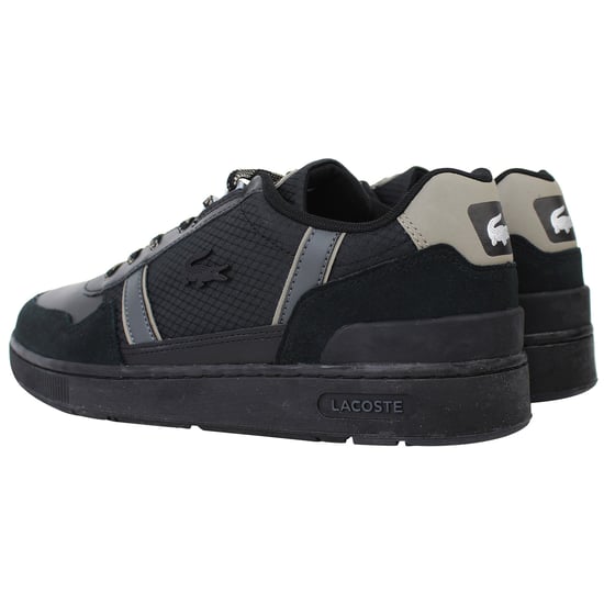 Lacoste T-Clip 124 2 Mens Black Trainers - Image 3