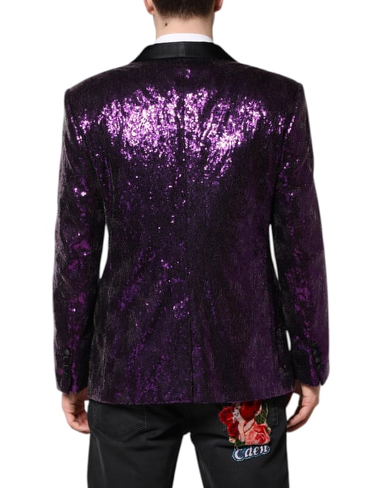 Paillet Blazer Met Sjaalkraag - Image 4