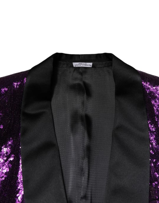 Paillet Blazer Met Sjaalkraag - Image 5