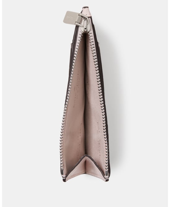 Kayla Pebbled Leather Large Slim Card Holder - Image 3