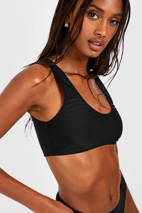 Essentials Scoop Bikini Top - Image 4