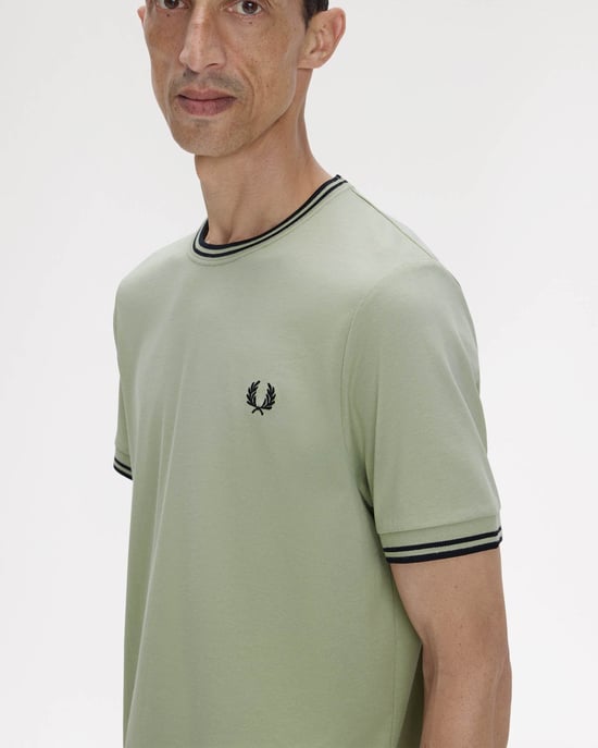 T-Shirt in Sage Green - Image 3