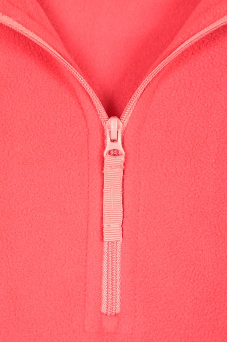 'Montana' Women's Microfleece Jacket Half Zip Breathable Quick Dry Sweater Pink - Image 4