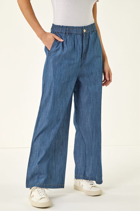 Petite Wide Leg Trouser - Image 4