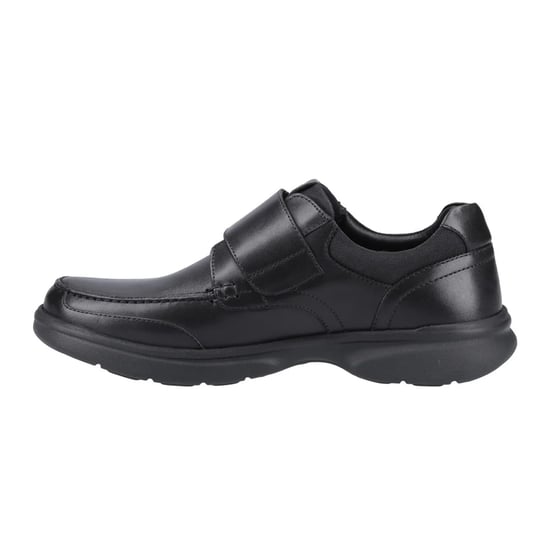 Hush Puppies Mens Hector Touch Fastening Flats (Black) - Image 3