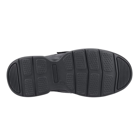 Hush Puppies Mens Hector Touch Fastening Flats (Black) - Image 5
