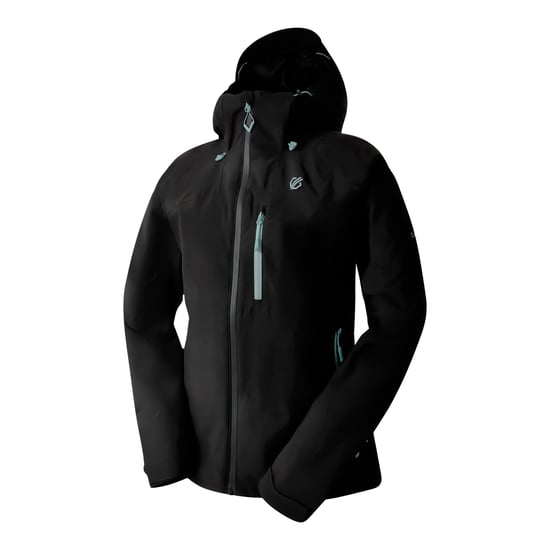 Dare 2B Dames/Dames Torrek II Colour Block Waterdichte Jas (Zwart) - Image 3