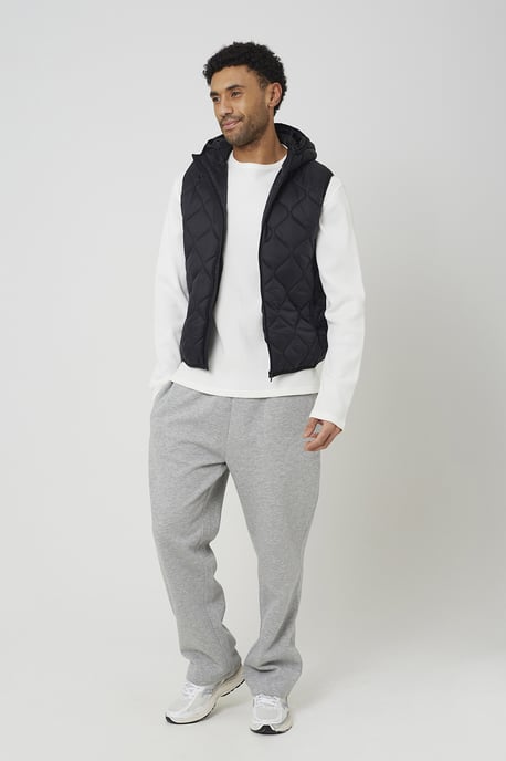 Black Onion Quilted Hooded Gilet - Image 3
