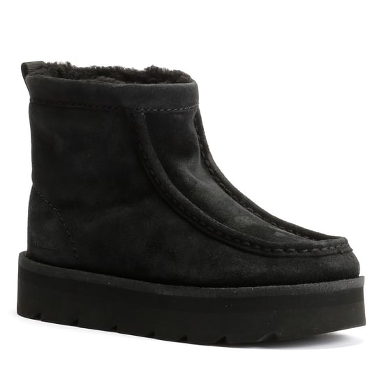Clarks Originals Meare Rooey Suede Dames Zwarte Laarzen - Image 2