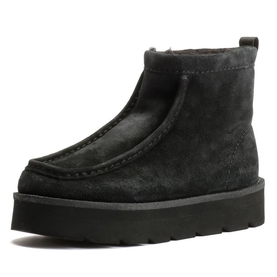 Clarks Originals Meare Rooey Suede Dames Zwarte Laarzen - Image 3