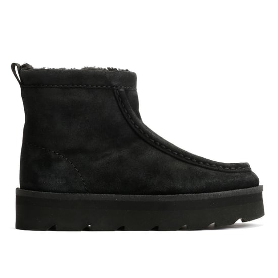 Clarks Originals Meare Rooey Suede Dames Zwarte Laarzen - Image 5