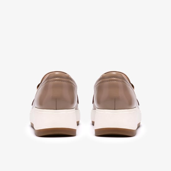 Zylah May Taupe Leather Shoes - Image 5
