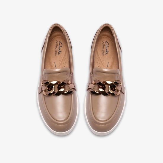 Zylah May Taupe Leather Shoes - Image 6