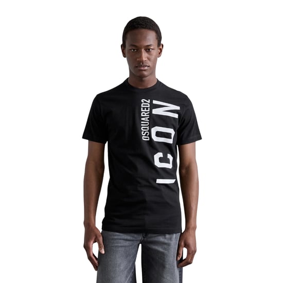 Dsquared2 Black T-shirt Large Icon White Logo - Image 2