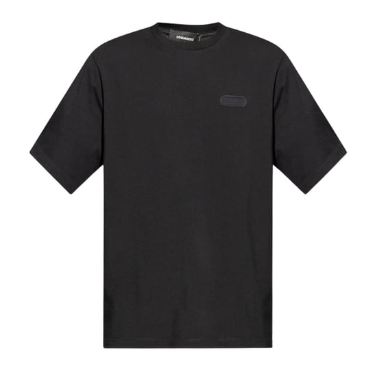 Dsquared2 Loose Fit Monotone Logo Zwart T-shirt - Image 1