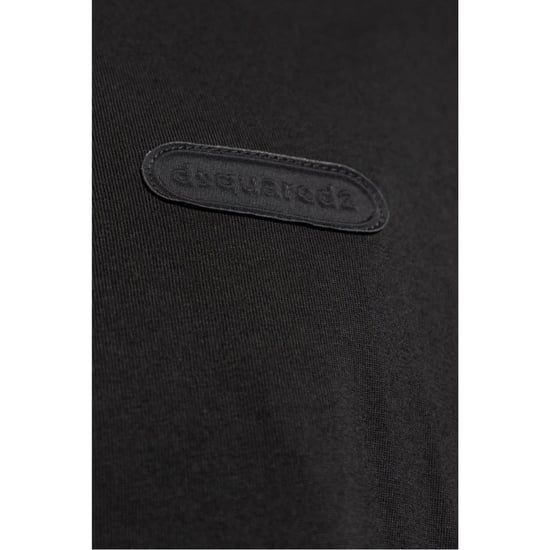 Dsquared2 Loose Fit Monotone Logo Zwart T-shirt - Image 2