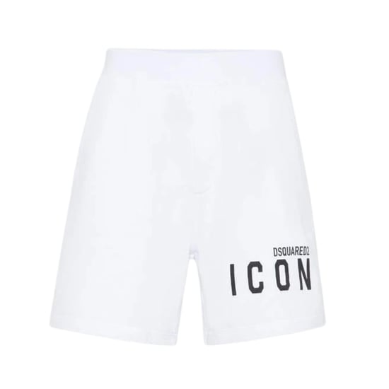 Dsquared2 Icon-logotyp Avslappnade Vita Shorts - Image 1