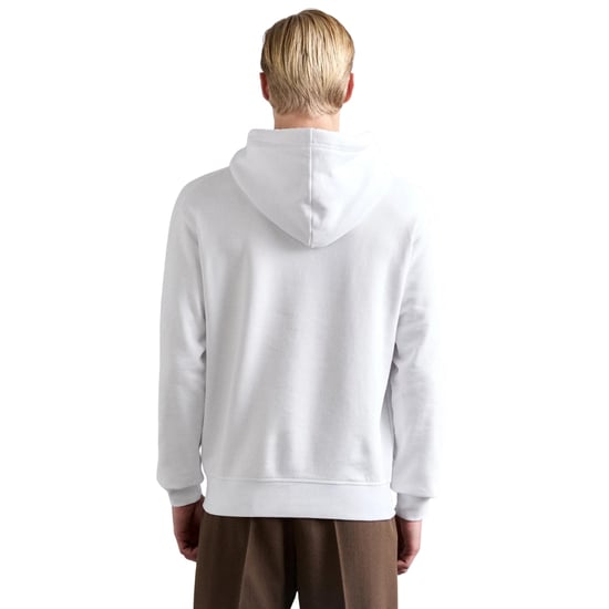 Dsquared2 Vit Hoodie Stor Svart Ikon Logotyp - Image 3