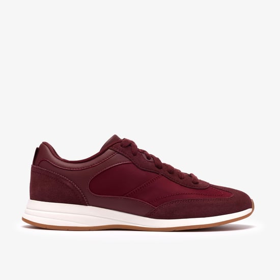 Cloford Lo Burgundy Combi Trainers