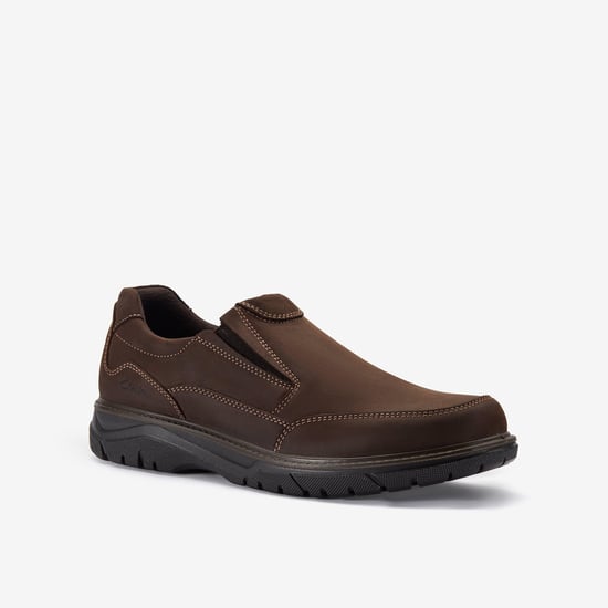 Renzo Easy Dark Brown Lea Shoes - Image 5