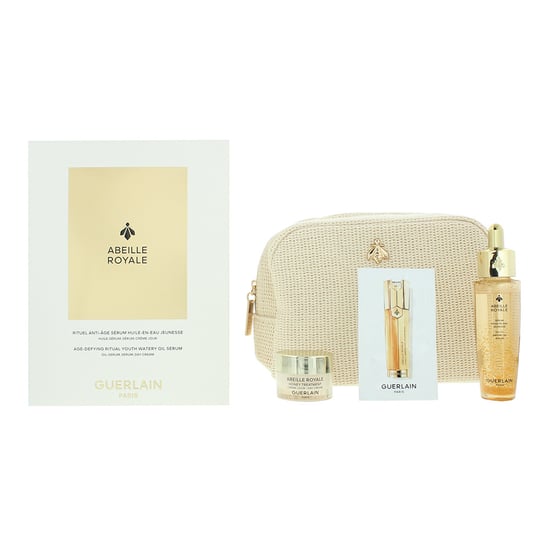 Guerlain Abeille Royale Day Cream 7ml, Watery Oil Serum 30ml + Renew & Repair Serum 0.6ml - Image 1