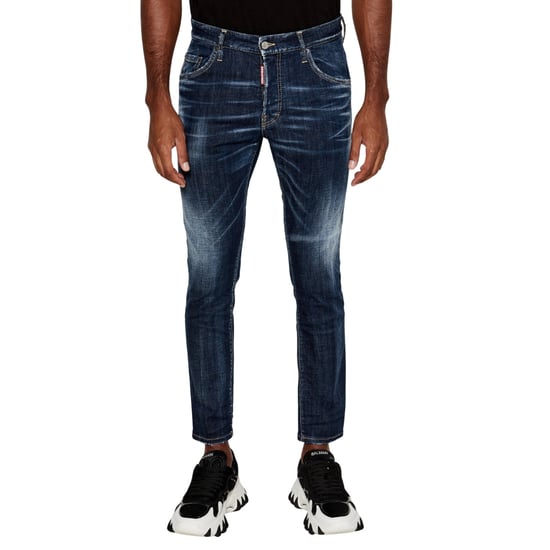 Dsquared2 Marinblå Skaterjeans - Image 3