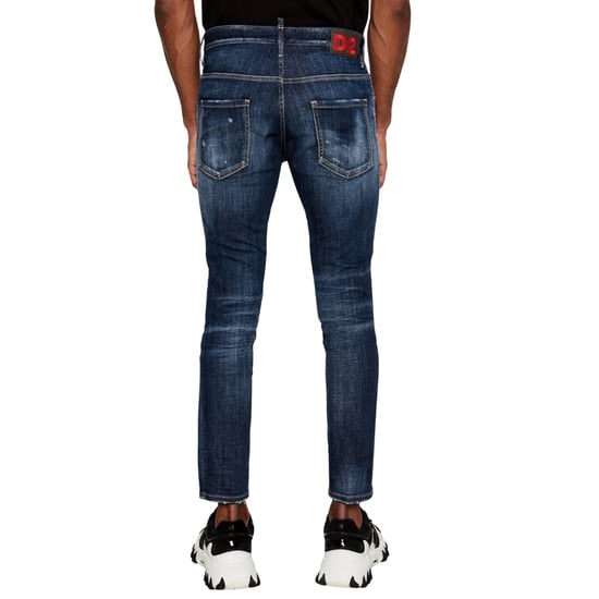Dsquared2 Marinblå Skaterjeans - Image 4