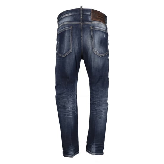 Dsquared2 Dark Navy Blue Desert Wash Bro Jeans - Image 2