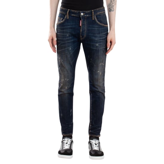 Dsquared2 Donkerblauwe Skaterjeans - Image 3