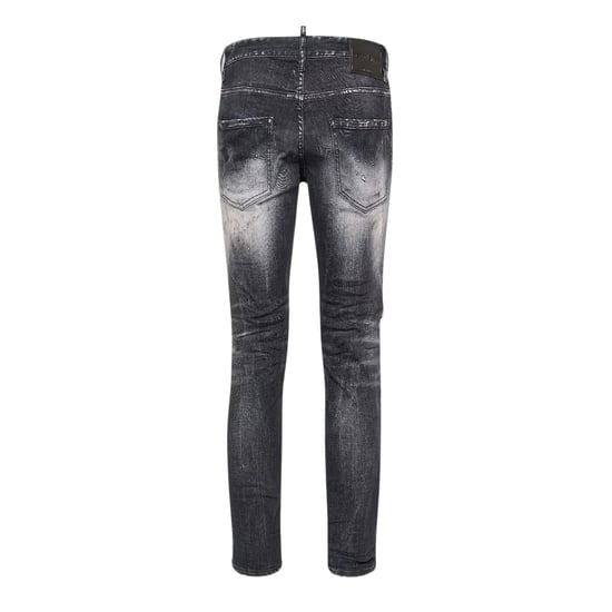 Dsquared2 Svarta Jet Set Tvättade Skaterjeans - Image 2