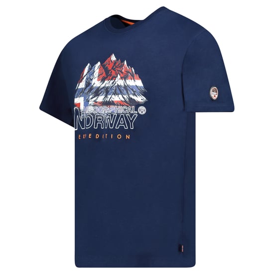 Geographical Norway Tee SS Jummit Shirt Blue - Image 2