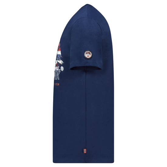 Geographical Norway Tee SS Jummit Shirt Blue - Image 3